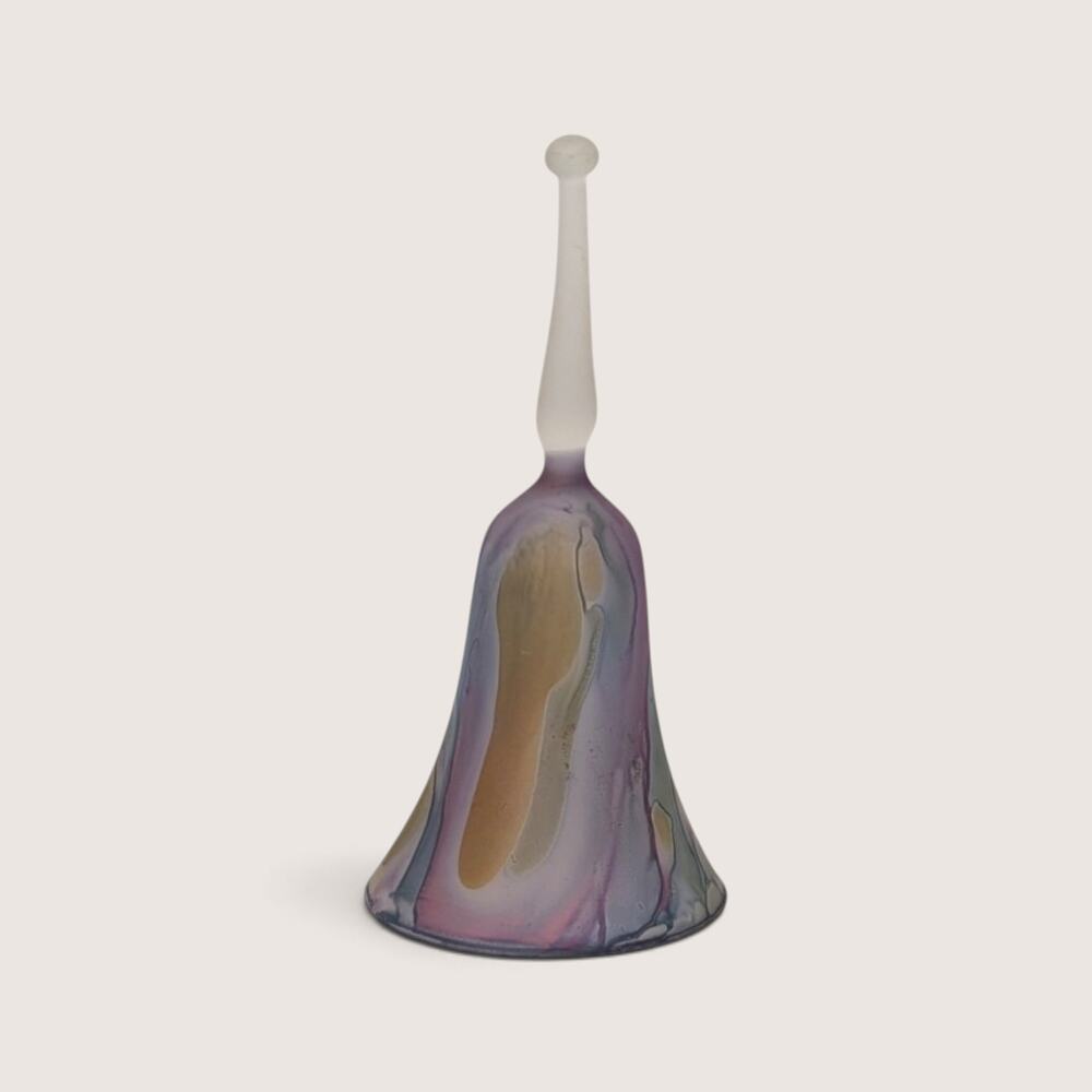 Vintage Rueven Art Glass Decorative Bell-Shaped Figurine